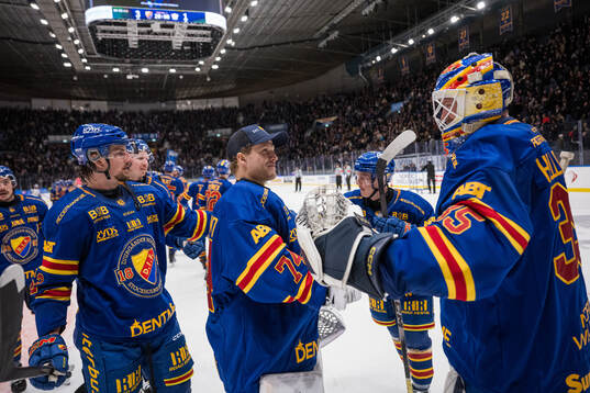 Djurgårdens målvakt Daniel Marmenlind och målvakt Magnus