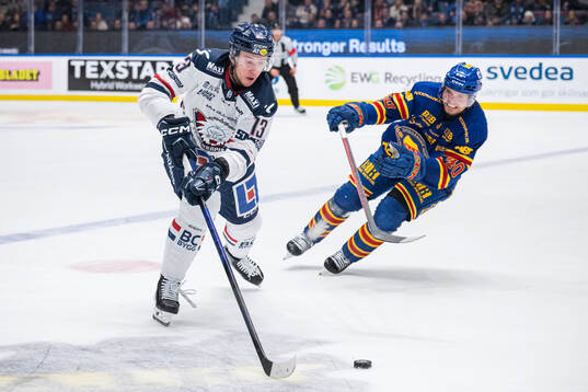 Linköpings Jakub Vrana och Djurgårdens Jacob Josefson