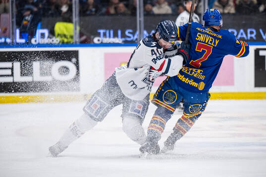 Linköpings David Bernhardt och Djurgårdens Joseph Snively