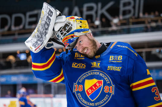 Djurgårdens målvakt Magnus Hellberg