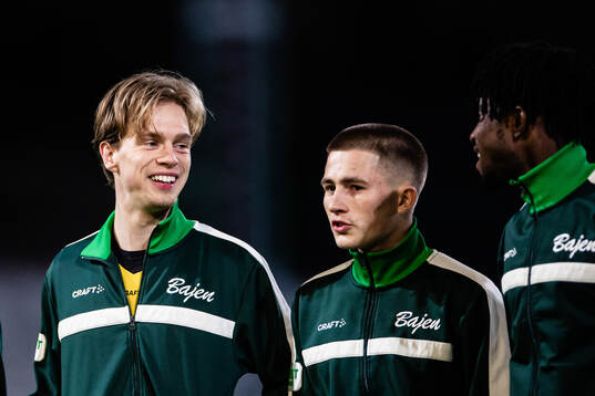 Hammarby TFFs Oscar Steinke Brånby och Benjamin Laturnus