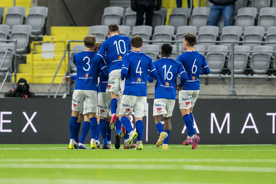 Norrby IFs Max Andersson jublar