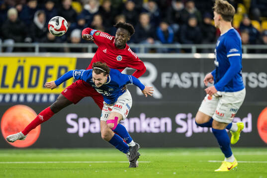 Utsiktens Mass Modou Sise och Norrby IFs Ture Spendler