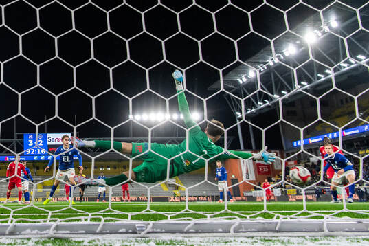 Norrbys målvakt Sebastian Banozic