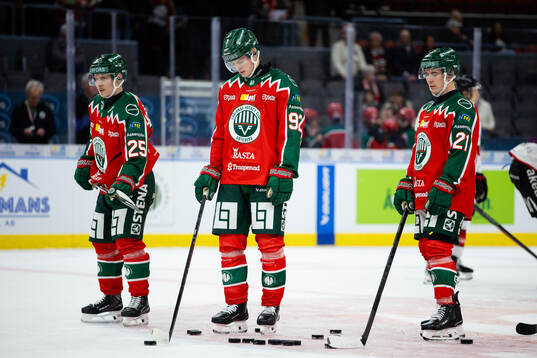 Frölundas Arttu Ruotsalainen, Filip Cederqvist ohc Jere