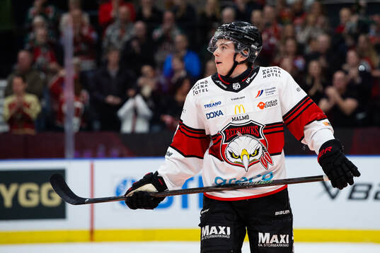 Malmö Redhawks Topi Niemelä deppar