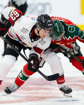 Malmö Redhawks Fredrik Händemark och Frölundas Nicklas