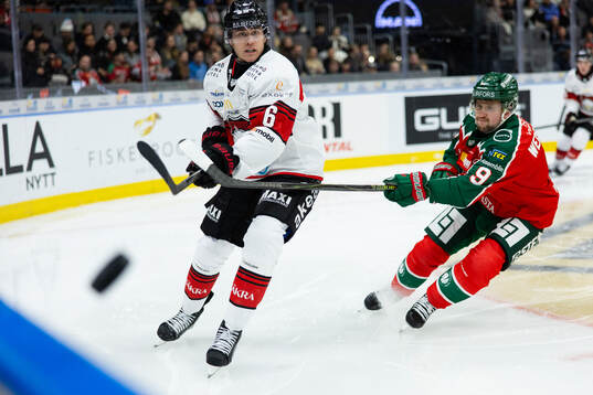 Malmö Redhawks Eemil Viro och Linus Weissbach