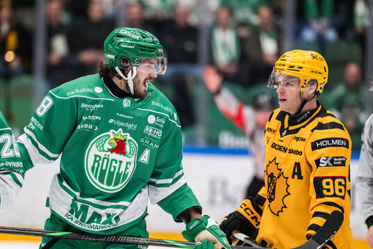 Rögles Dennis Everberg och Skellefteås Rickard Hugg