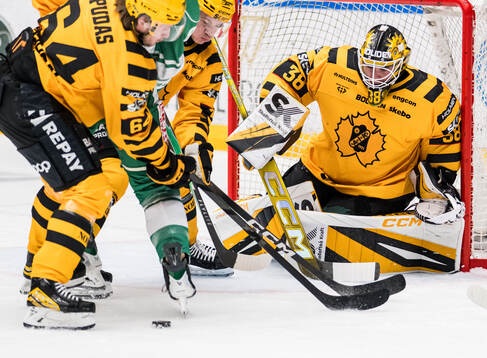 Skellefteås målvakt Strauss Mann
