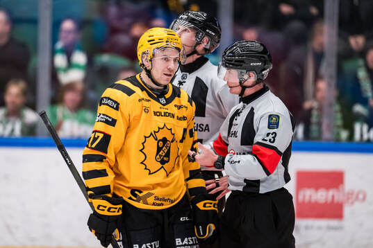 Skellefteås Pär Lindholm i samtal med domaren