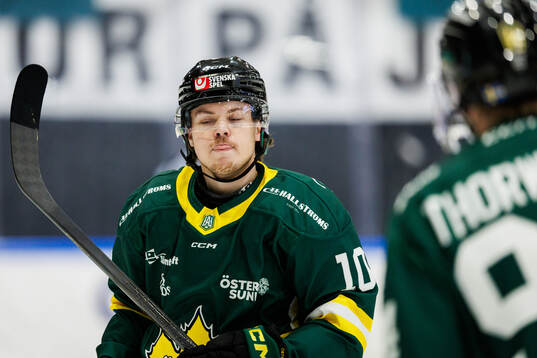 Östersunds Oliver Kandergård deppar