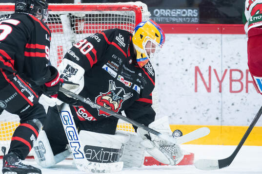 Nybro Vikings målvakt Hugo Hävelid