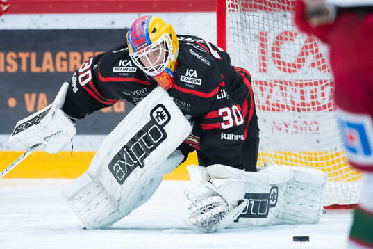 Nybro Vikings målvakt Hugo Hävelid