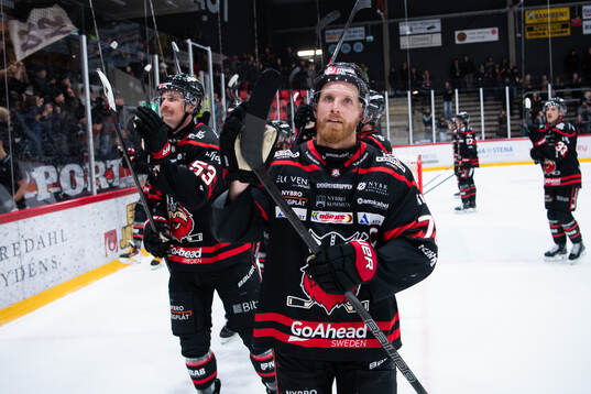 Nybro Vikings Joachim Rohdin jublar