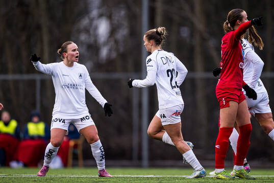 Marina Heggernes Jensen of Åsane celebrates