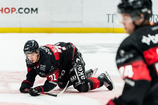 Malmö Redhawks Isac Nilsson deppar