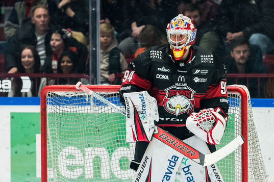 Malmö Redhawks målvakt Marek Langhamer