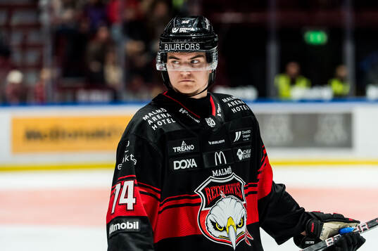 Malmö Redhawks Felix Carell deppar