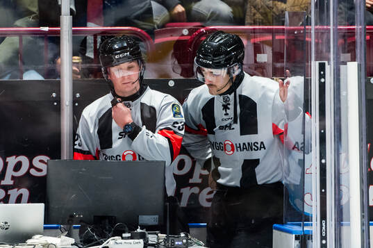 Domare Alexander Österberg och Kristoffer Folkstrand