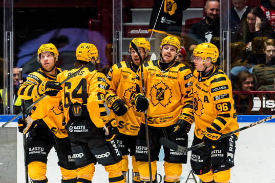 Skellefteås Jonathan Johnson jublar