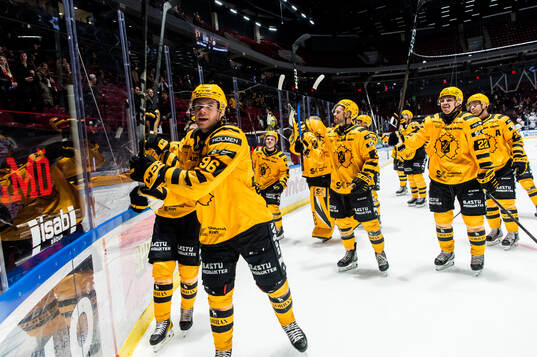 Skellefteås Rickard Hugg jublar