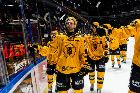 Skellefteås spelare jublar