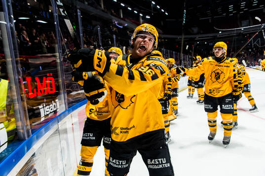 Skellefteås Rickard Hugg jublar