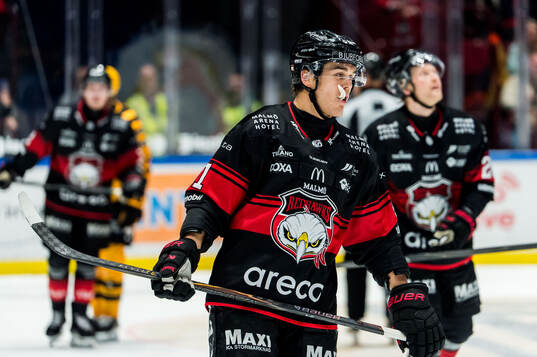 Malmö Redhawks Axel Sundberg deppar
