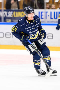 HV71s Andreas Borgman  ishockeymatchen i SHL mellan HV71