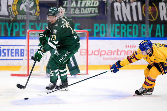 Färjestads Adam Ollas Mattsson och Djurgårdens David