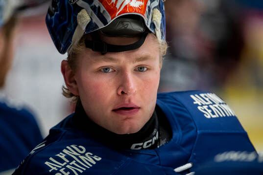 Växjös målvakt Ludvig Persson
