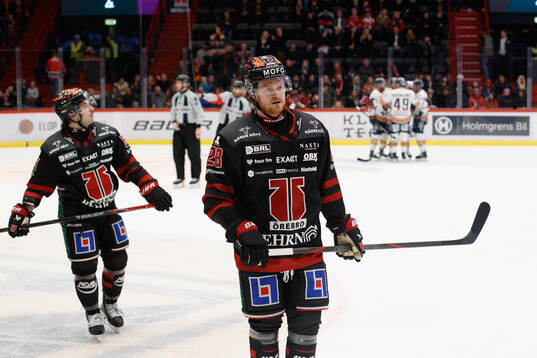 Örebros Linus Arnesson deppar