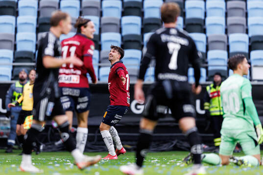 Örgrytes Daniel Paulson jublar
