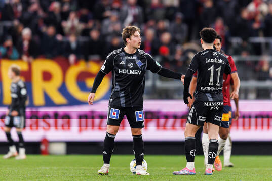 IFK Norrköpings Alexander Fransson och Ismet Lushaku deppar