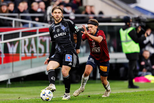 IFK Norrköpings Christoffer Nyman och Örgrytes Charlie