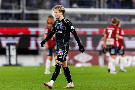 IFK Norrköpings Isak Andri Sigurgeirsson deppar