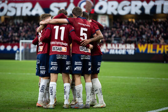 Örgrytes Noah Christoffersson jublar