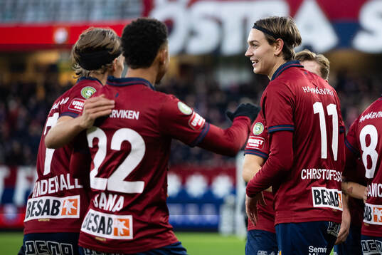 Örgrytes Noah Christoffersson jublar