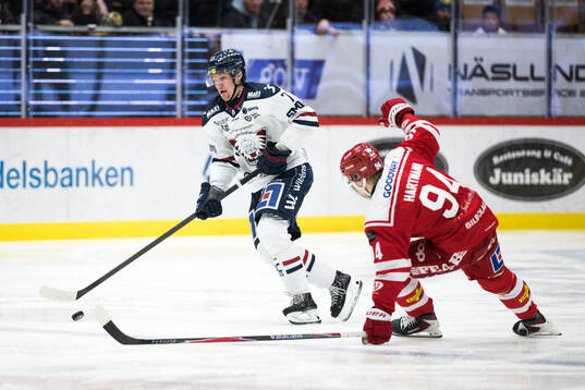 Linköpings Eskild Bakke Olsen och Timrås Sebastian