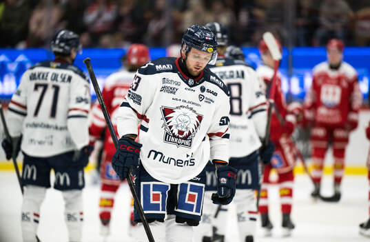 Linköpings Robin Kovacs deppar