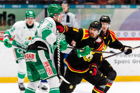 Rögles Fredrik Olofsson och Brynäs Anton Rödin