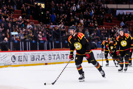 Brynäs Anton Rödin jublar