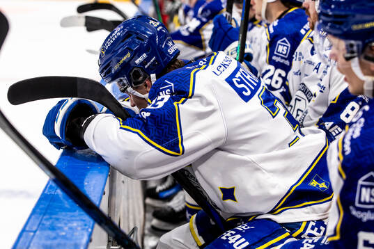 Leksands Olle Strandell deppar