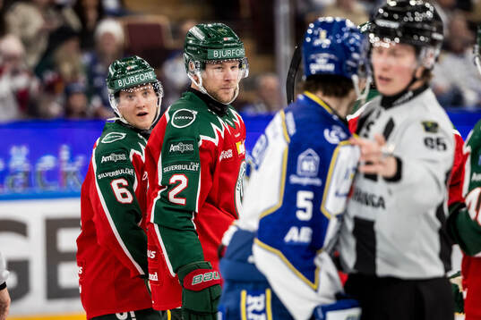 Frölundas Filip Hasa och Christian Folin