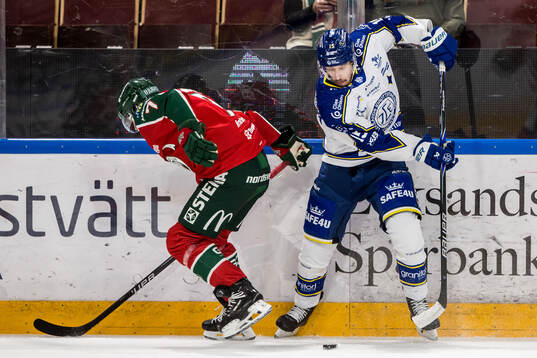 Frölundas Henrik Tömmernes och Leksands Max Veronneau
