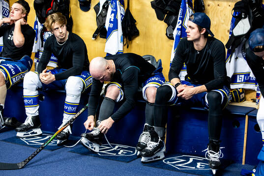 Leksands Arvid Eljas Kalle Östman och Anton Johansson