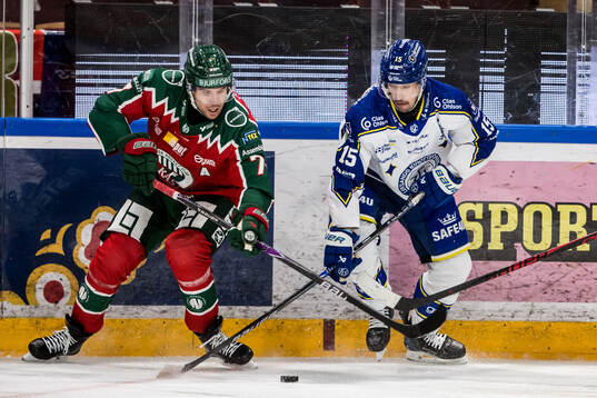 Frölundas Henrik Tömmernes och Leksands Max Veronneau