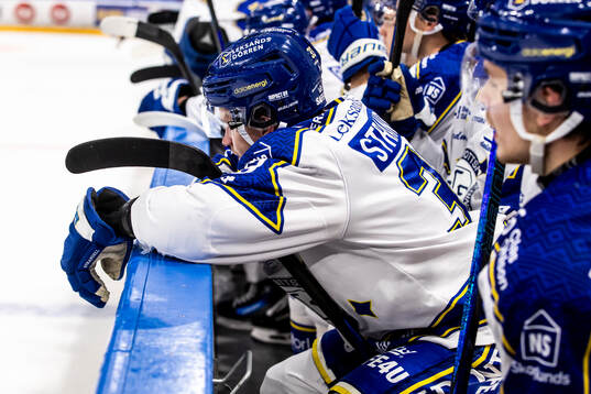 Leksands Olle Strandell deppar