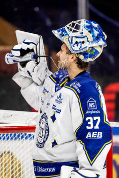 Leksands målvakt Jakob Hellsten